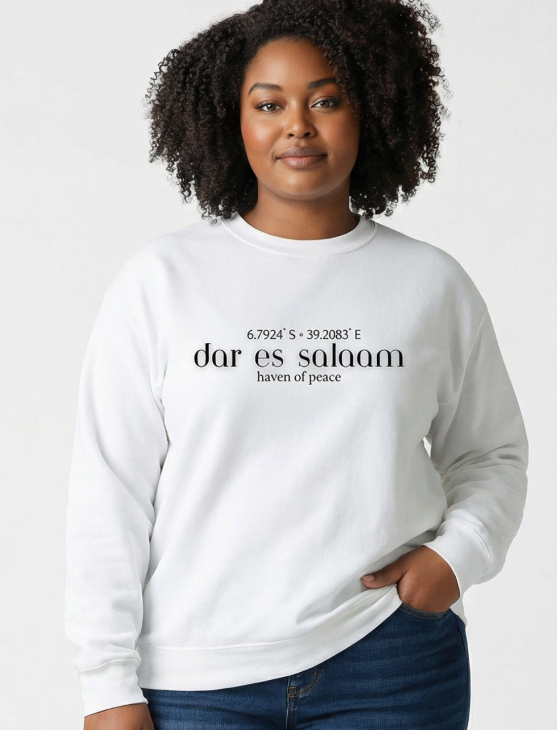 Coastal Coordinates Sweatshirt - Dar es Salaam