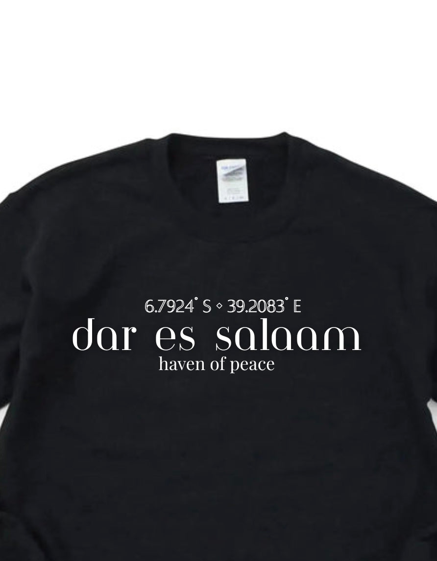 Coastal Coordinates Sweatshirt - Dar es Salaam